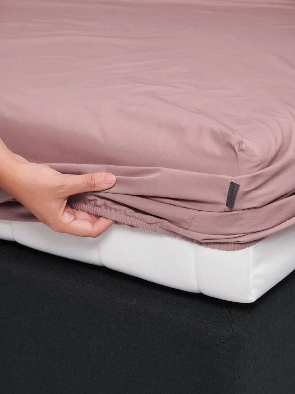 Essenza premium percale hoeslaken woodrose, foto 2