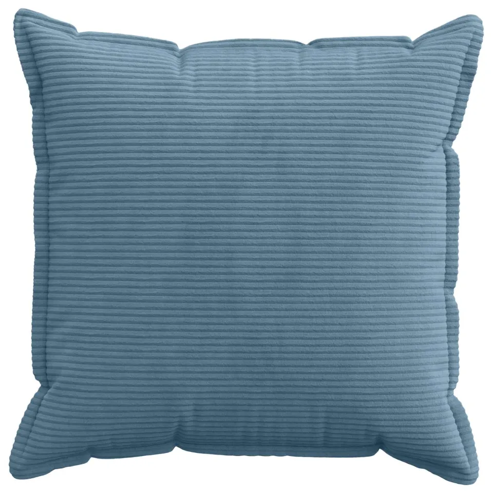 vidaXL Kussensloop 2 st HOUTEN Blauw 55 x 55 cm corduroy, foto 3