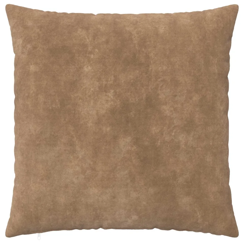 vidaXL Kussensloop 2 st HEERLEN Taupe 70 x 70 cm Microfiber Fleece, foto 2