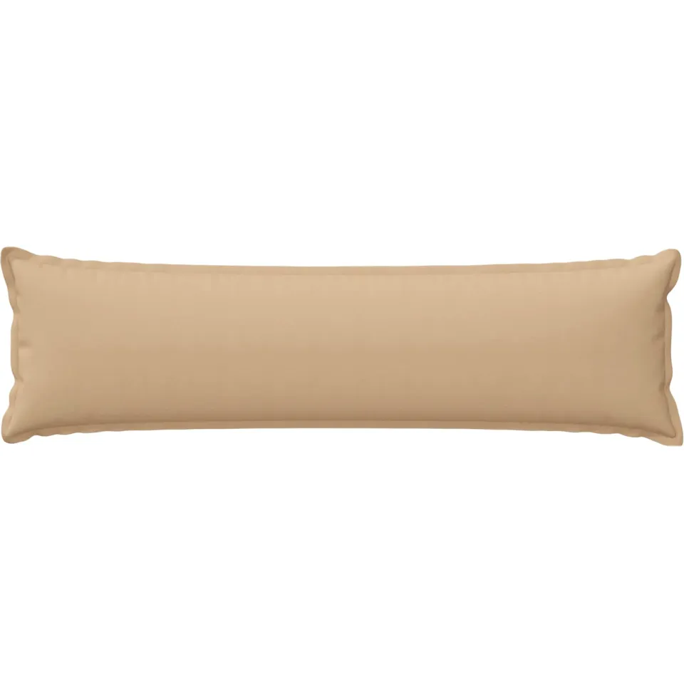 vidaXL Kussensloop 2 st HOUTEN Crèmekleurig 40 x 145 cm Faux Linnen
