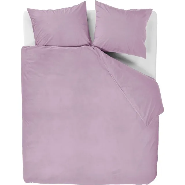 At Home by BeddingHouse Cosy Corduroy dekbedovertrek - Tweepersoons - 200x200/220 - Lila