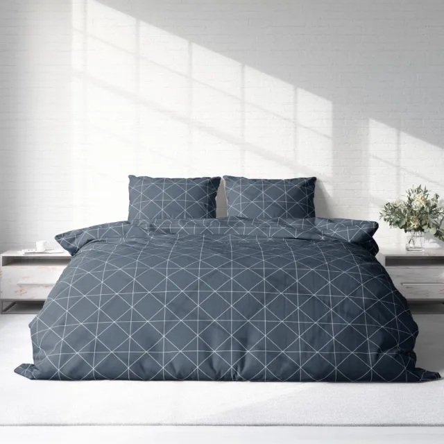 bedlin Dekbedovertrek Flanel - Winter - 240 x 220 cm - Ruit Multicolor
