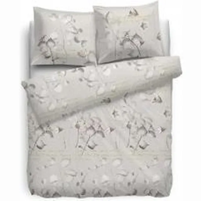 Heckettlane HNL Refined Bello Dekbedovertrek - Eenpersoons - 140x200/200 cm - Taupe