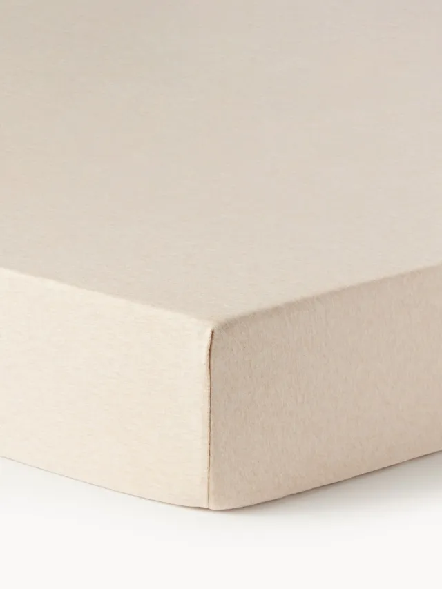 Westwing Collection Topper hoeslaken Gorgy Beige