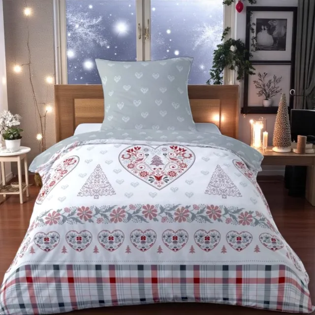 bedlin Dekbedovertrek Flanel - Winter - 1 persoon - Satimolo Multicolor