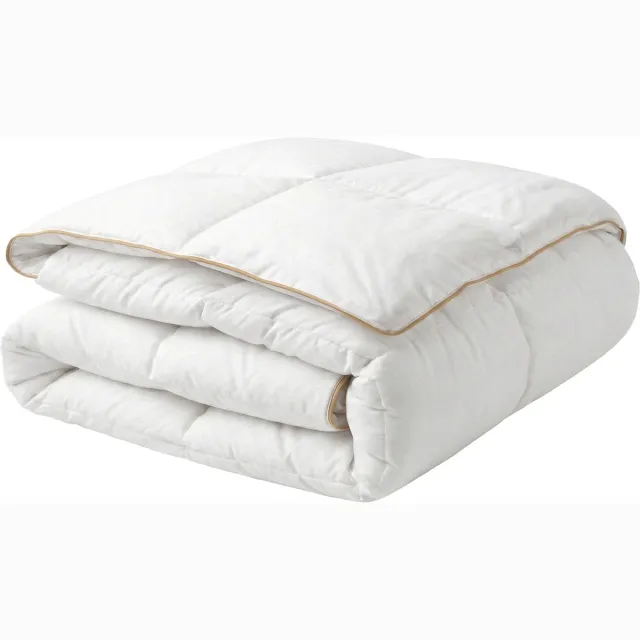 Beliani EIGER - Dekbed medium warm - Wit - 200 x 200 cm - Eendendons