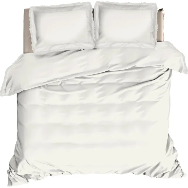 Livello Dekbedovertrek Luna Offwhite Lits-jumeaux 260