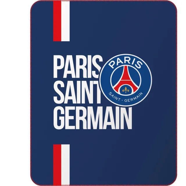 Paris Saint Germain Fleece deken - 110 x 140 cm - Polyester Blauw