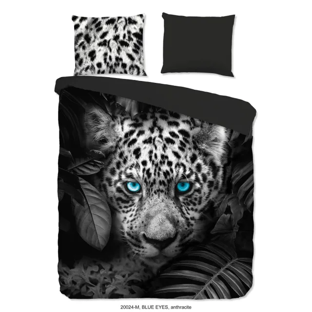 Pure polyester dekbedovertrek 2-persoons (200x220 cm) Grijs