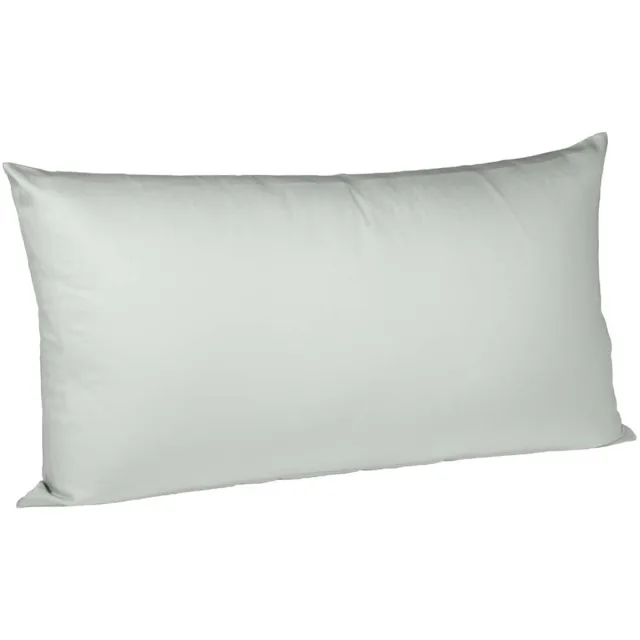 Fleuresse 40 x 80 cm Colours kussensloop | interlock jersey kussenhoes van 100% katoen | wasbaar op 60 graden | zilver