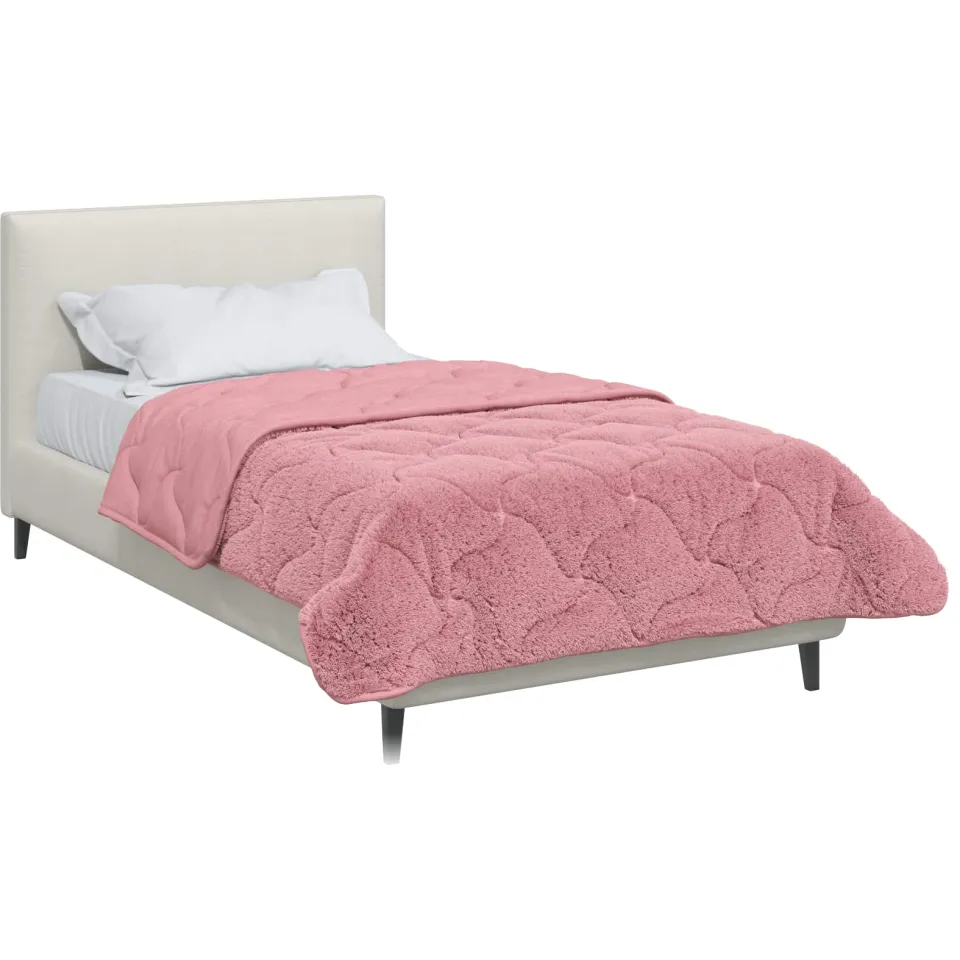 vidaXL Winter Dekbed 135 x 220 cm Winter roze, foto 3