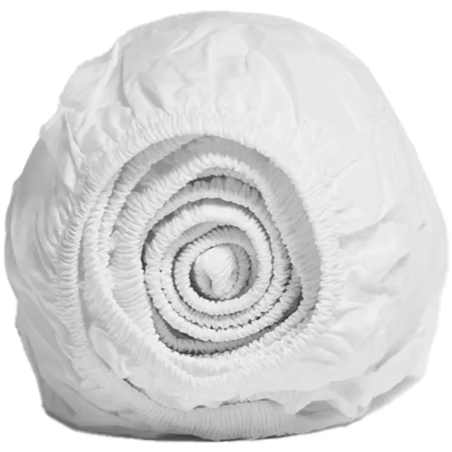 Yumeko hoeslaken topper percal katoen wit 160x200x10 - Bio, eco & fairtrade Pure White