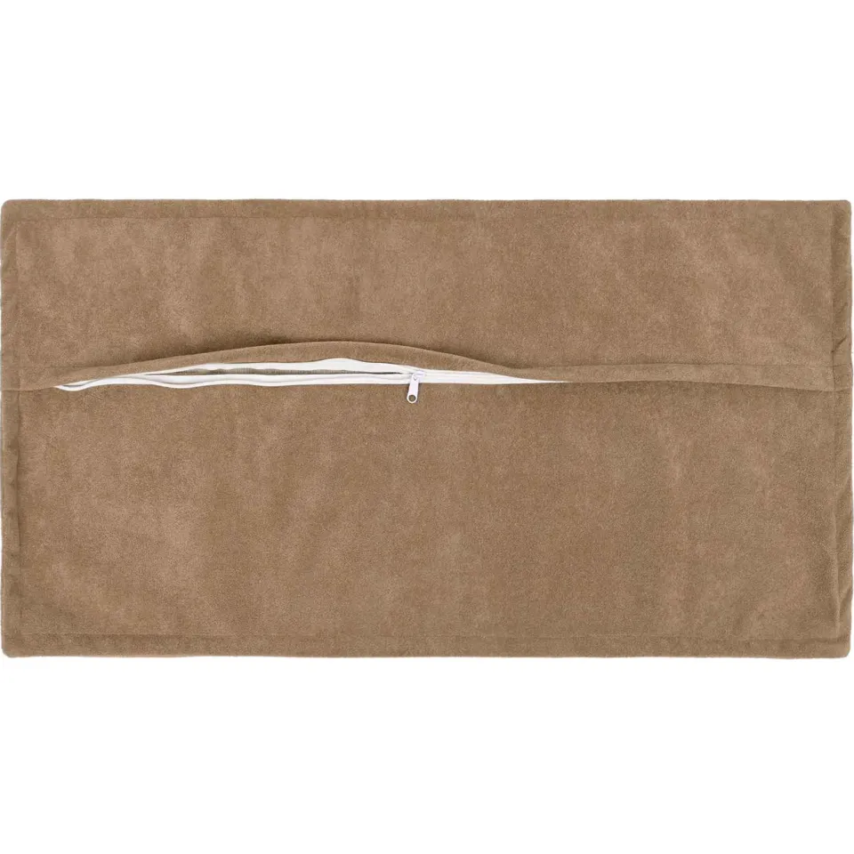 vidaXL Kussensloop 12 st HOUTEN Taupe 40 x 80 cm Microfiber Fleece, foto 4