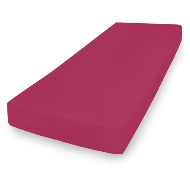 Matex PREMIUM Serie - Jersey Hoeslaken - 90x200 - Amarant