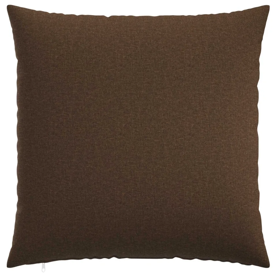 vidaXL Kussensloop 2 st HEERLEN Bruin 65 x 65 cm Stof