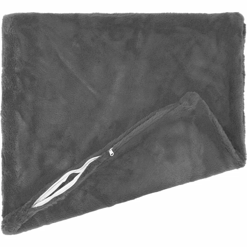 vidaXL Kussensloop 12 st HEERLEN Donkergrijs 50 x 50 cm, foto 4