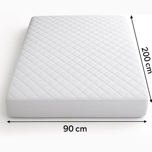 decoware Waterdichte Matrasbeschermer – 90x200 cm – Ademend & Anti-Allergisch – Beschermt tegen Vlekken en Huisstofmijt Wit