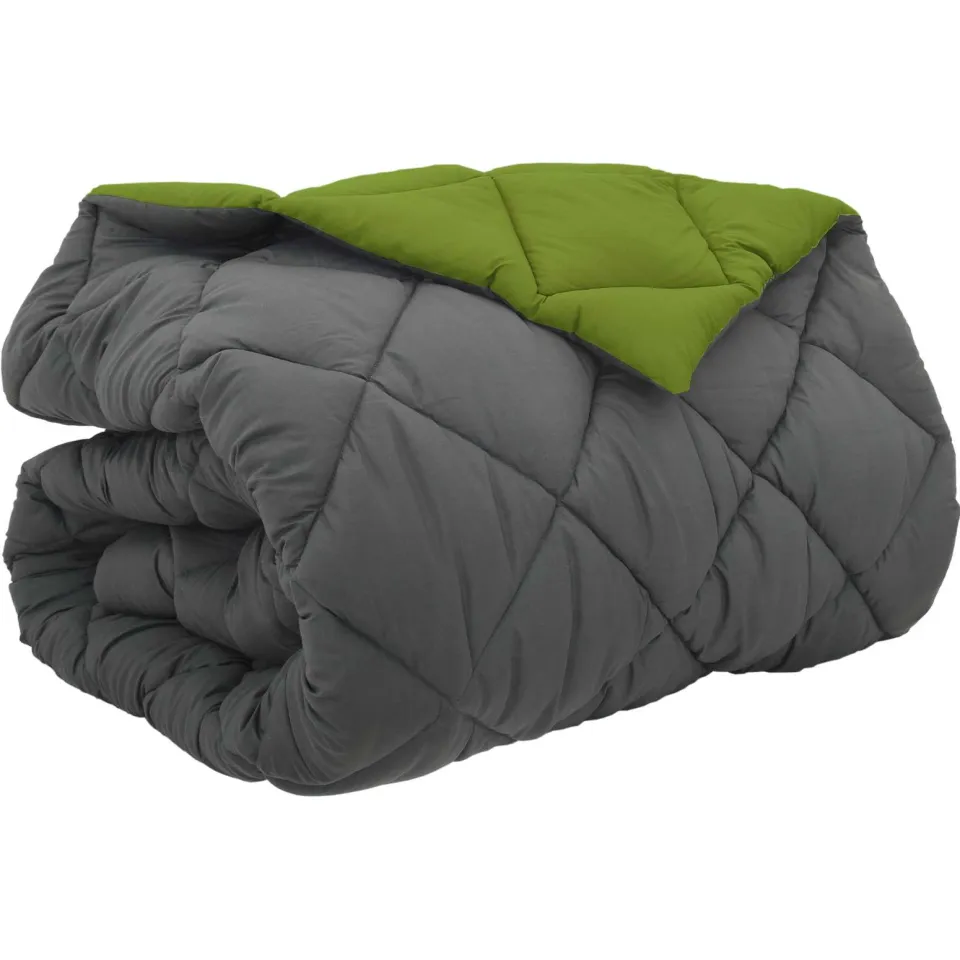 vidaXL Winter Dekbed 200 x 220 cm 450 gsm Microvezel groen, foto 3