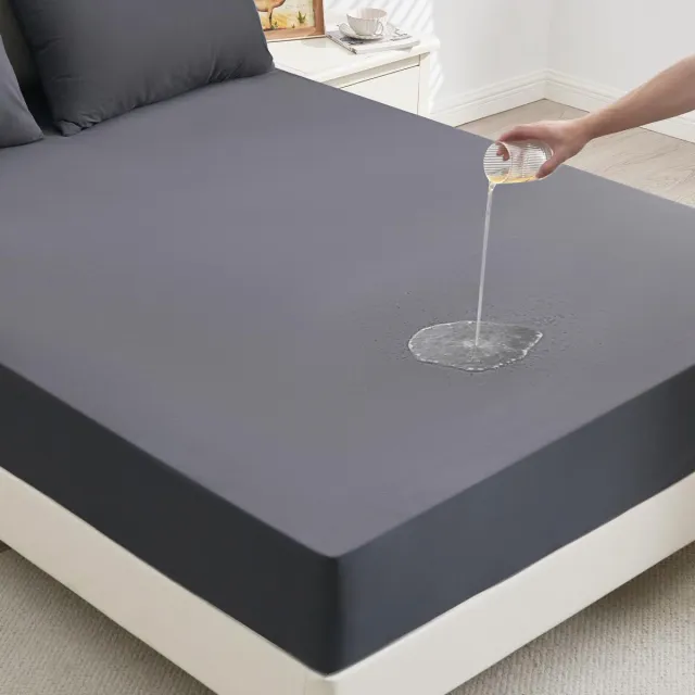 Unyqoos Waterdichte matrasbeschermer 200x200 cm voor optimale bescherming en comfort antraciet