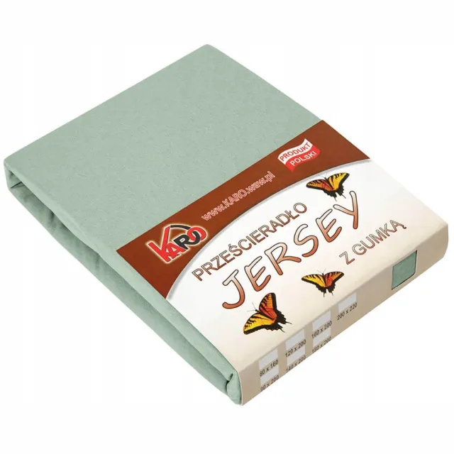 karo Jersey hoeslaken met elastiek 180x200 olijfgroen KARO