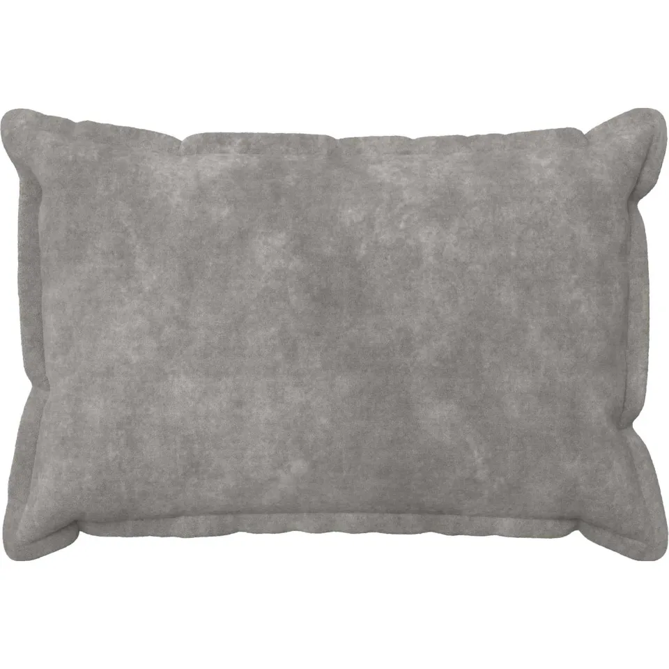 vidaXL Kussensloop 2 st HOUTEN Lichtgrijs 50 x 80 cm Microfiber Fleece, foto 2