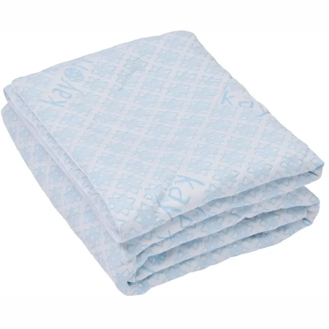 kayori Samui Zomerdekbed Tencel - 140x220 - 100% Tencel - Verkoelende Blauwe Draad Wit