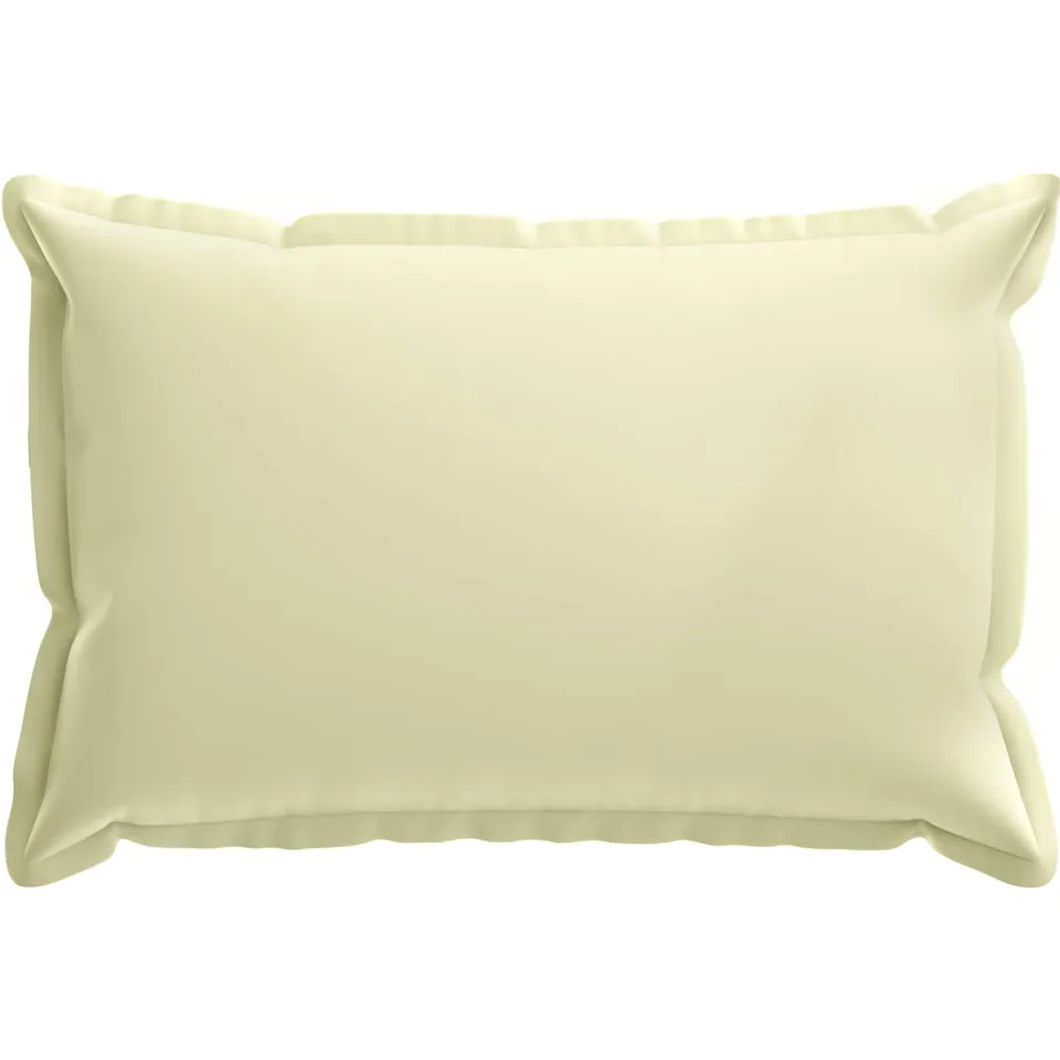 vidaXL Kussensloop 6 st HOUTEN Crèmekleurig 50 x 75 cm Polyester
