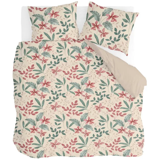 BYRKLUND Dekbedovertrek FLORAL FINESSE - 200x220 - 100% Polyester - Multicolor