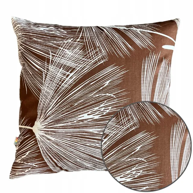 Houseartlife 100% Katoenen Kussensloop 40x40cm - Ademend & Comfortabel Bruin