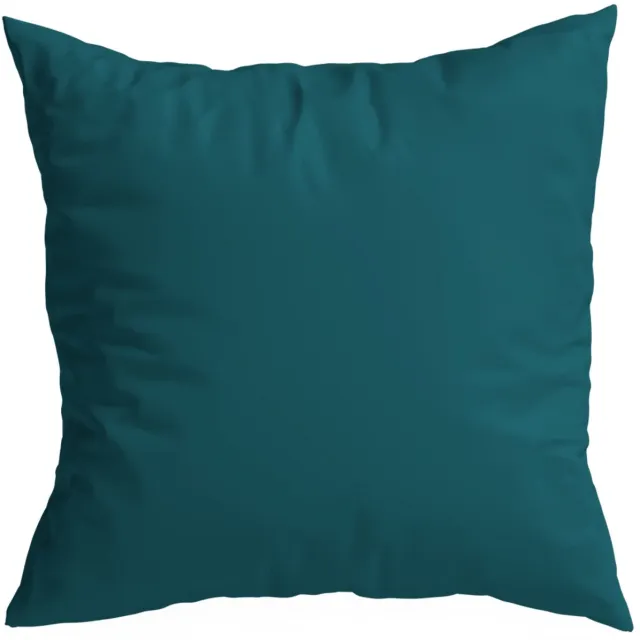 HomeView Decoratieve kussensloop 50x50 cm met rits - Hoge kwaliteit polyester Groen