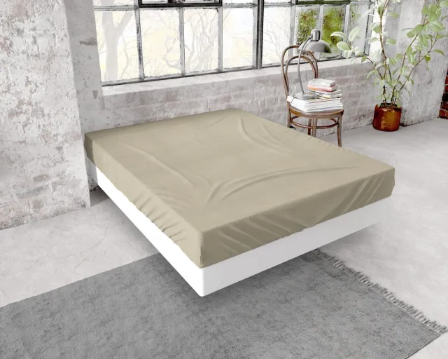 Dreamhouse Flanel Premium Hoeslaken Taupe 160 x 200/210