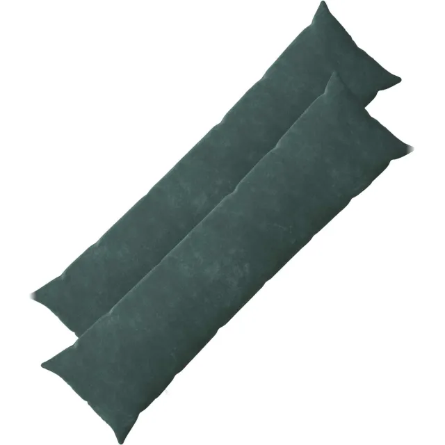 vidaXL Kussensloop 2 st HEERLEN Zee blauw 40 x 145 cm