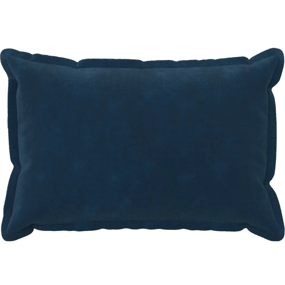 vidaXL Kussensloop 2 st HOUTEN Blauw 40 x 60 cm Microfiber Fleece, foto 2