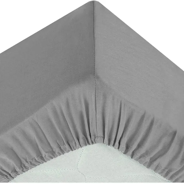Atmosphera Créateur d'intérieur® Verstelbaar onderlaken Atmosphera Grijs (90 x 190 cm)
