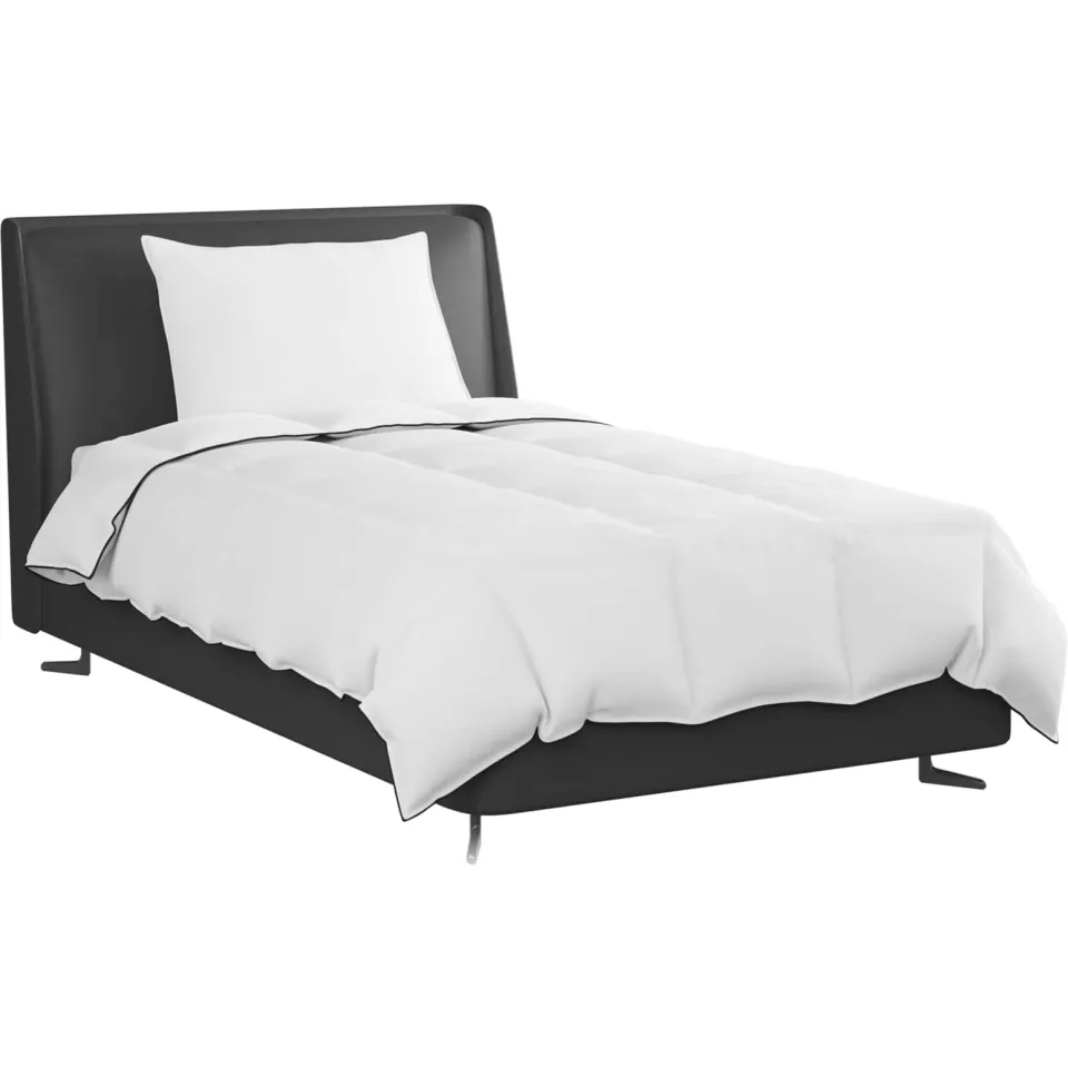 vidaXL Winter Dekbed met kussen 2 st Wit Donsveertjes, foto 3