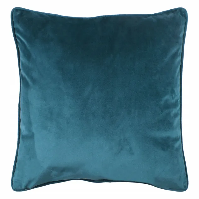Splendid Decoratieve Kussen 45x45cm Zeegroen Zacht Velours met Bies