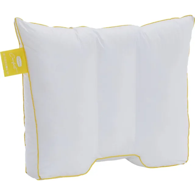 Silvana Comfort Geel hoofdkussen stevig Wit