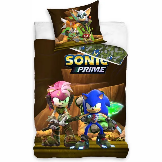 Sonic the Hedgehog Dekbedovertrek Amy Rose - 140 x 200 + 60 x 70 cm - Katoen Bruin