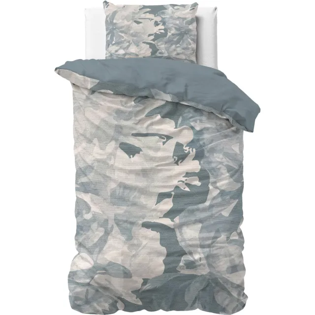Sleeptime Michaello Dekbedovertrekset - Eenpersoons - 140X200/220 + 1 x kussensloop 60x70 - Blauw