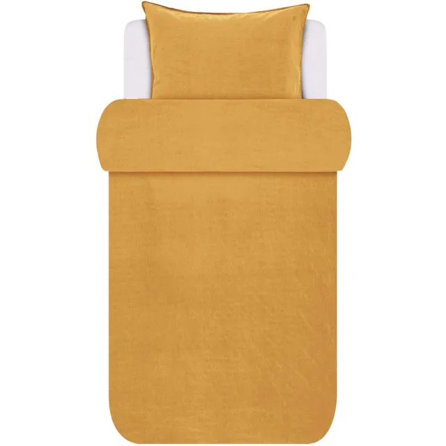 Marc O'Polo Senja Dekbedovertrek Golden yellow - Lits-Jumeaux XL – 260x200/220 cm