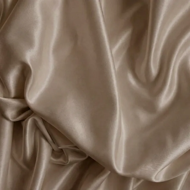 kayori Saya Hoeslaken Katoensatijn - 160x200-210cm - Matrasdikte 35cm - Luxe & Zacht - Biologisch Katoen - Taupe - 160x200-210 - Tweepersoons - Biologisch Katoen - Taupe