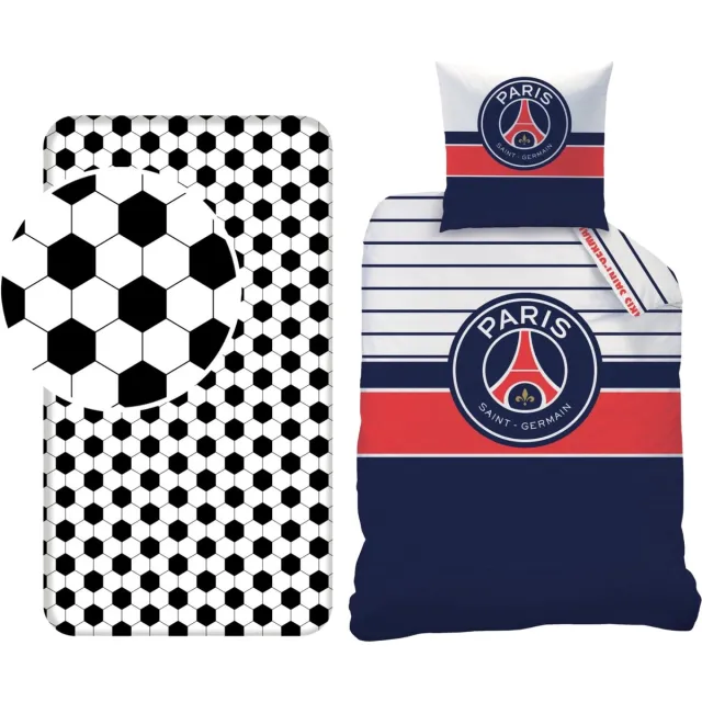 Paris Saint Germain PSG slaapkamerset; dekbedovertrek en hoeslaken Dekbed set