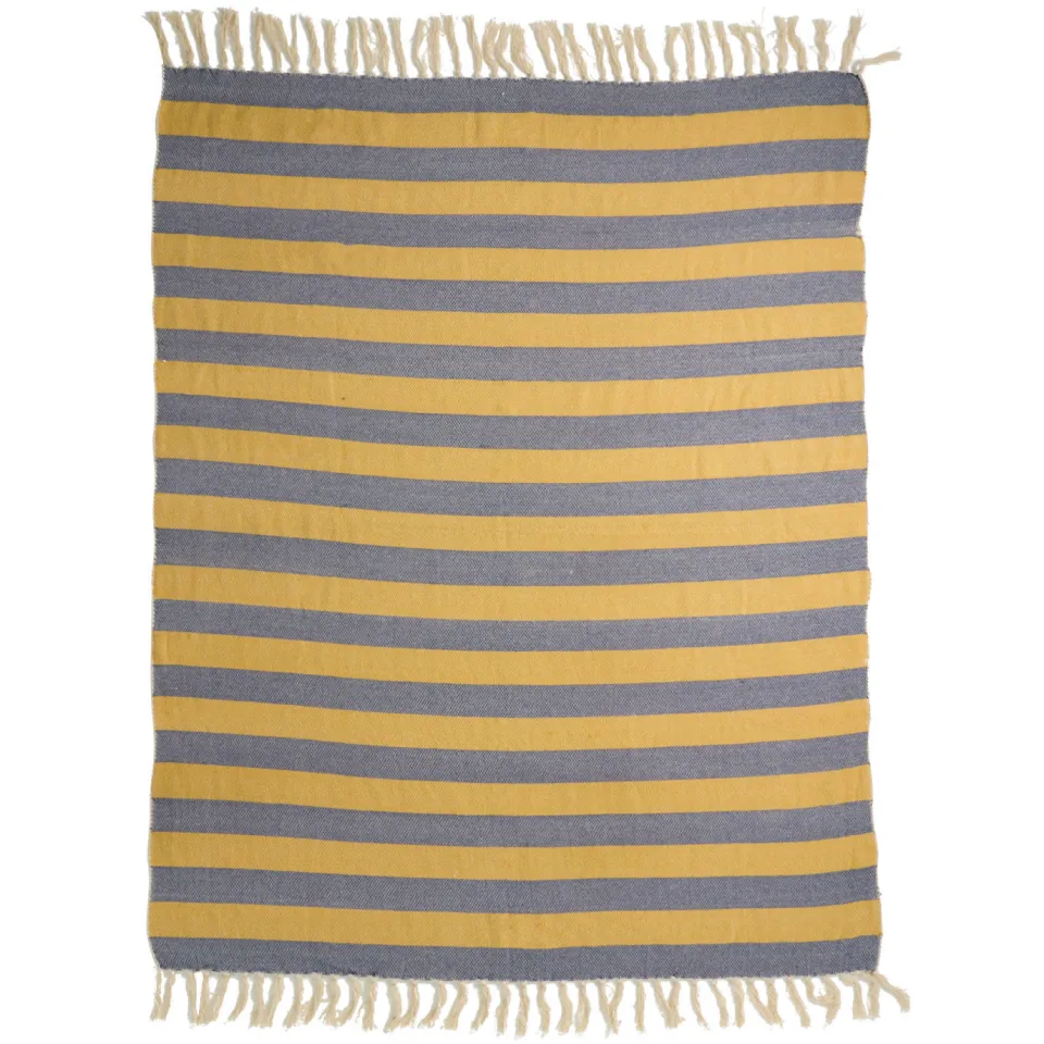 NOUS Living plaid Roncade blauw geel, foto 3