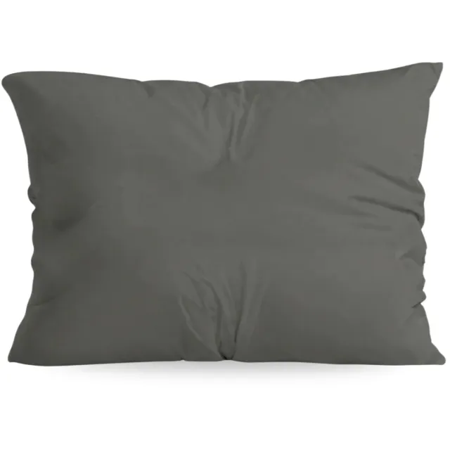 Zelesta Comfort Uni Kussensloop set van 2- Antraciet 80x80cm
