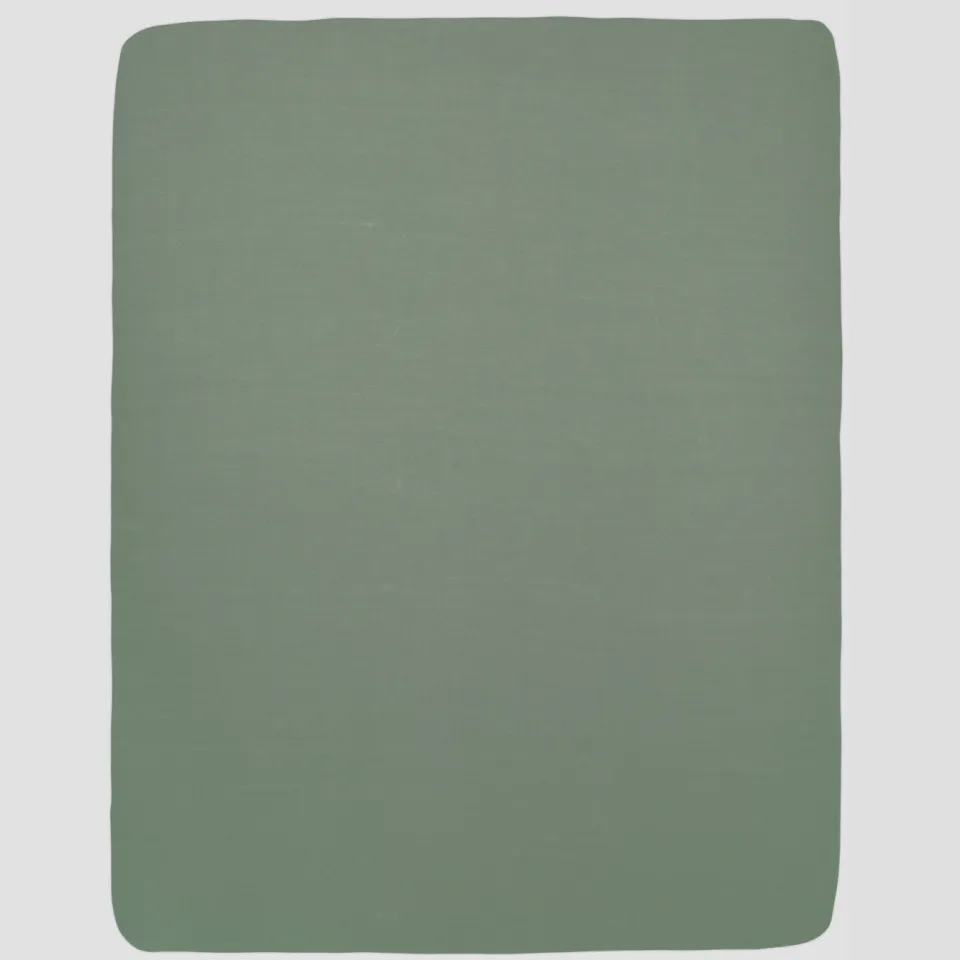 Meyco jersey boxmatras hoeslaken 75x95 cm forest green, foto 2