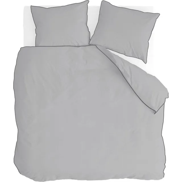 Walra Dekbedovertrek Sweet Softy - 260x220 - 100% Katoen - Grijs