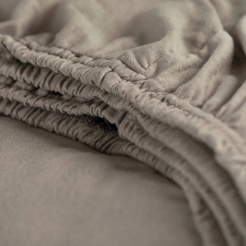 Cinderella jersey hoeslaken taupe, foto 4