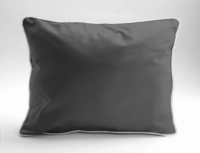 Pure Collection Pure Makosatyn Kussensloop Katoen 50x60cm - Premium Grijs