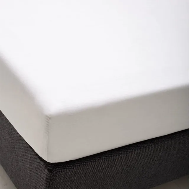 Standaard hoeslaken - Maat: 90 x 210/220 cm - Katoen - Creme - Fresh & Co