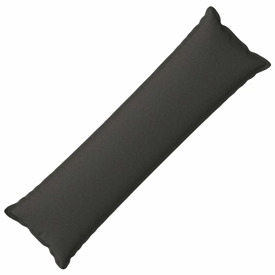 vidaXL Kussensloop HOUTEN Donkergrijs 40 x 145 cm Faux Linnen, foto 3